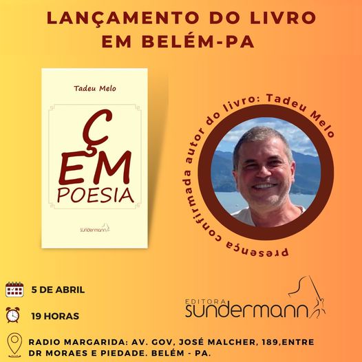 Lançamento do livro Çem Poesia em Belém (PA)